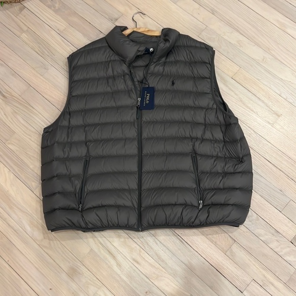 Polo Puffer Vest Charcoal NWT‎ size 4XB